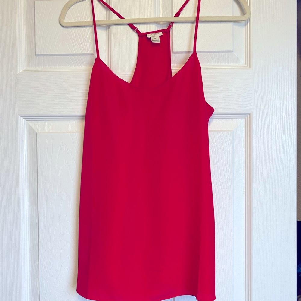 J crew dark pink Cami, like New.